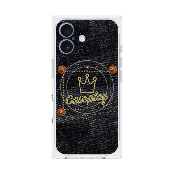 Premium Square Case with MagSafe［ Denim Indigo Jeans ］