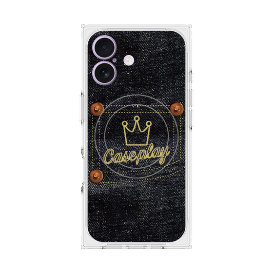 Premium Square Case with MagSafe［ Denim Indigo Jeans ］