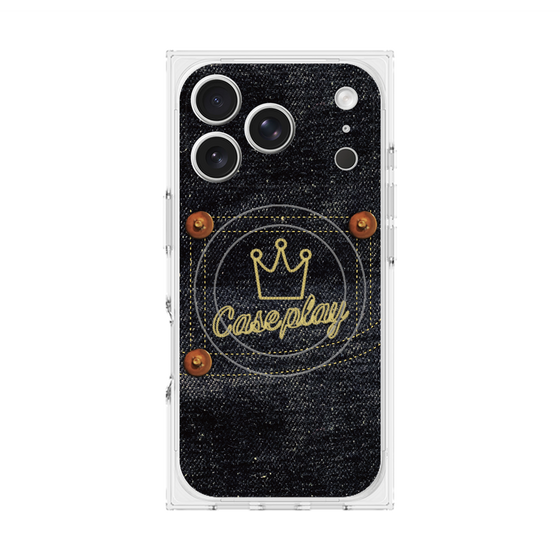 Premium Square Case with MagSafe［ Denim Indigo Jeans ］