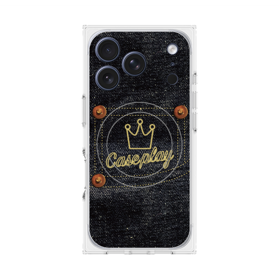 Premium Square Case with MagSafe［ Denim Indigo Jeans ］