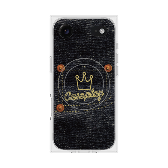 Premium Square Case with MagSafe［ Denim Indigo Jeans ］