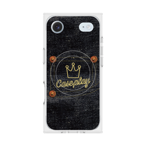 Premium Square Case with MagSafe［ Denim Indigo Jeans ］