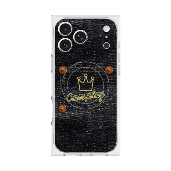 Premium Square Case with MagSafe［ Denim Indigo Jeans ］