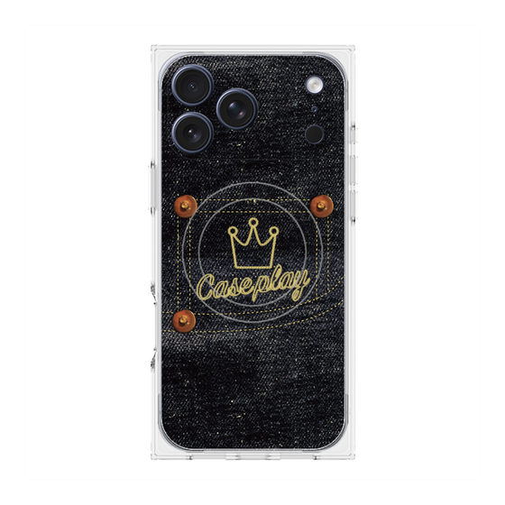 Premium Square Case with MagSafe［ Denim Indigo Jeans ］