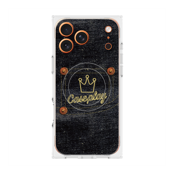 Premium Square Case with MagSafe［ Denim Indigo Jeans ］