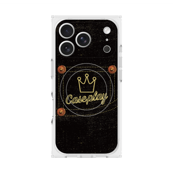 Premium Square Case with MagSafe［ Denim Black Jeans ］