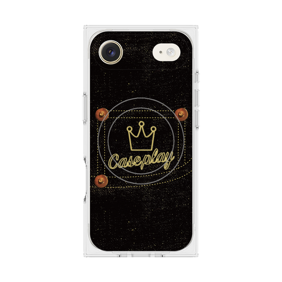 Premium Square Case with MagSafe［ Denim Black Jeans ］