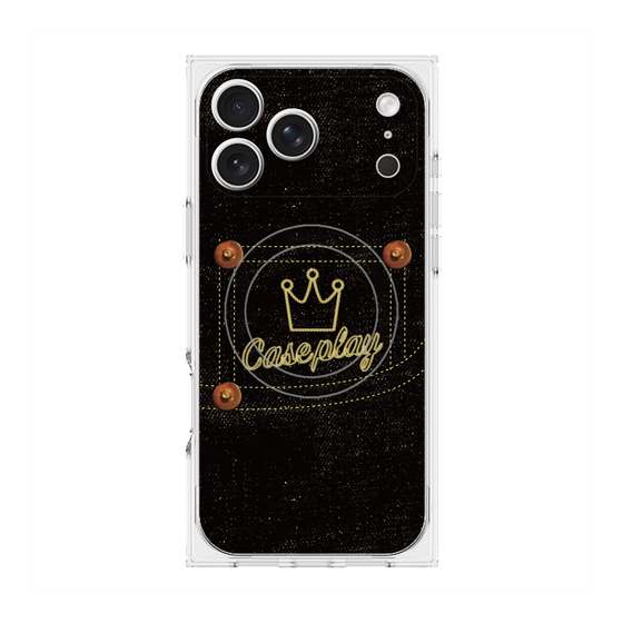 Premium Square Case with MagSafe［ Denim Black Jeans ］