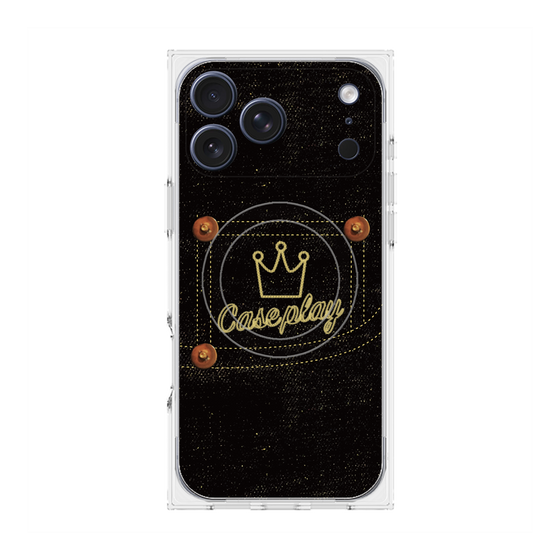 Premium Square Case with MagSafe［ Denim Black Jeans ］