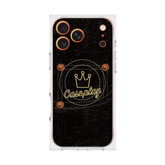 Premium Square Case with MagSafe［ Denim Black Jeans ］