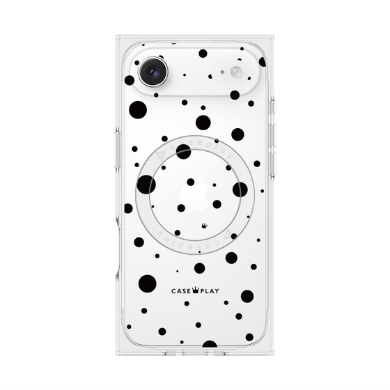 Premium Square Case with MagSafe［ Dippin Dots Black ］