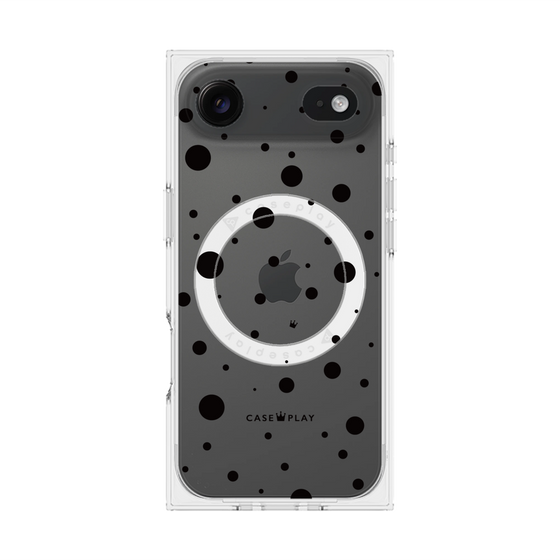 Premium Square Case with MagSafe［ Dippin Dots Black ］