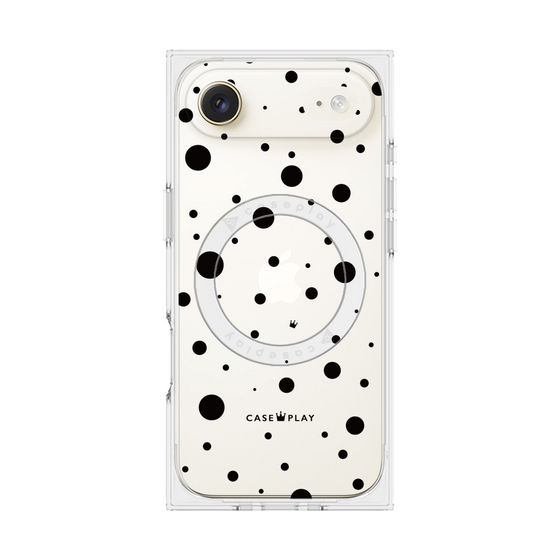 Premium Square Case with MagSafe［ Dippin Dots Black ］