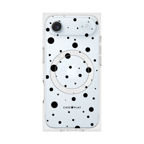 Premium Square Case with MagSafe［ Dippin Dots Black ］