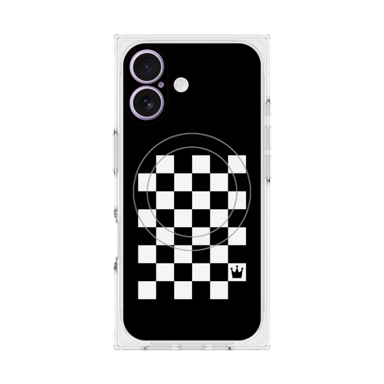 Premium Square Case with MagSafe［ Racing Checkered Flag ］