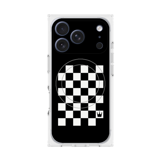 Premium Square Case with MagSafe［ Racing Checkered Flag ］