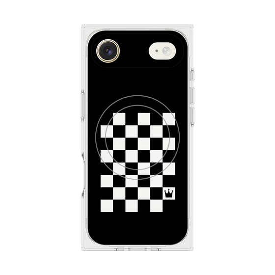 Premium Square Case with MagSafe［ Racing Checkered Flag ］