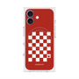 Premium Square Case with MagSafe［ Racing Checkered Flag Red ］