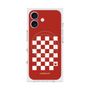 Premium Square Case with MagSafe［ Racing Checkered Flag Red ］