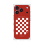 Premium Square Case with MagSafe［ Racing Checkered Flag Red ］