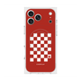 Premium Square Case with MagSafe［ Racing Checkered Flag Red ］