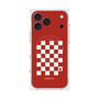 Premium Square Case with MagSafe［ Racing Checkered Flag Red ］