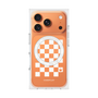 Premium Square Case with MagSafe［ Racing Checkered Flag White ］