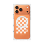 Premium Square Case with MagSafe［ Racing Checkered Flag White ］