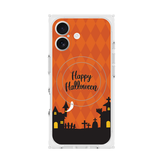 Premium Square Case with MagSafe［ Halloween World - Orange ］