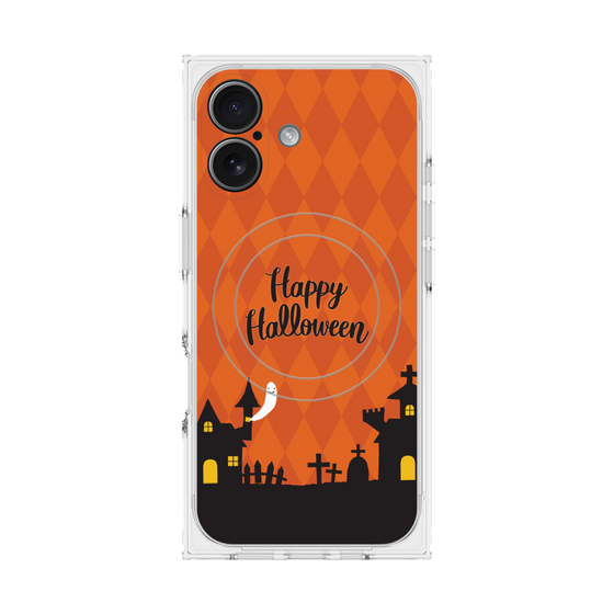 Premium Square Case with MagSafe［ Halloween World - Orange ］