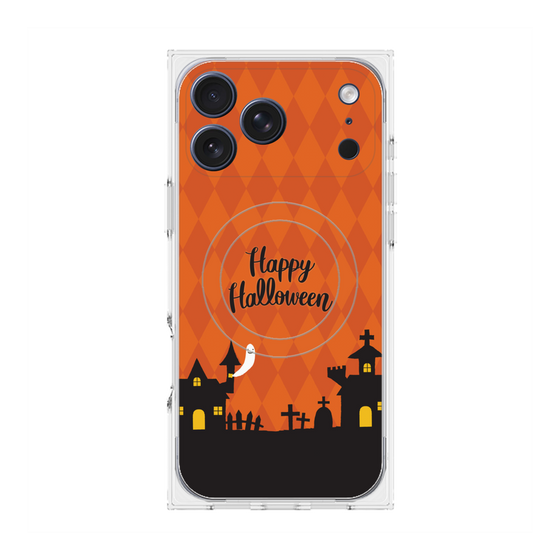 Premium Square Case with MagSafe［ Halloween World - Orange ］