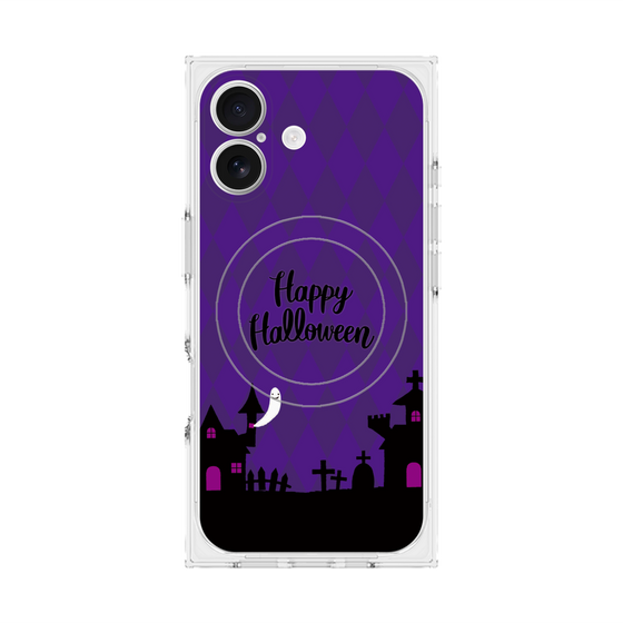 Premium Square Case with MagSafe［ Halloween World - Purple ］