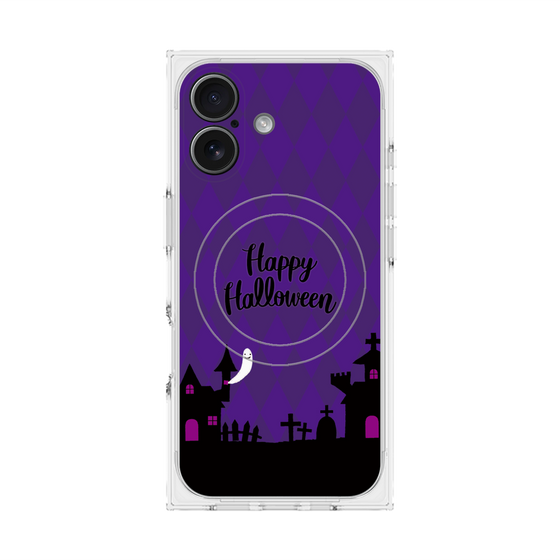 Premium Square Case with MagSafe［ Halloween World - Purple ］