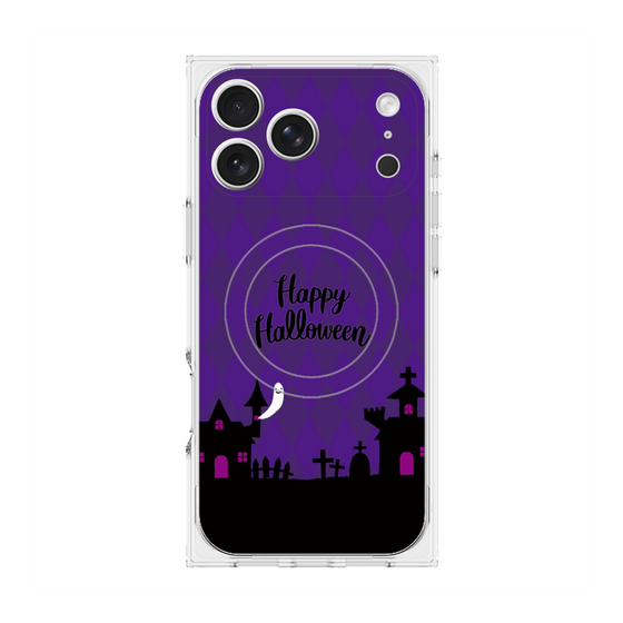 Premium Square Case with MagSafe［ Halloween World - Purple ］