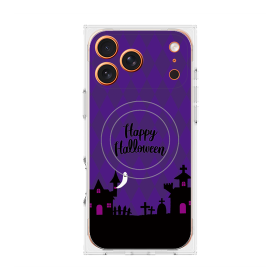 Premium Square Case with MagSafe［ Halloween World - Purple ］