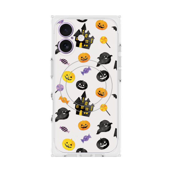 Premium Square Case with MagSafe［ Halloween Party - White ］