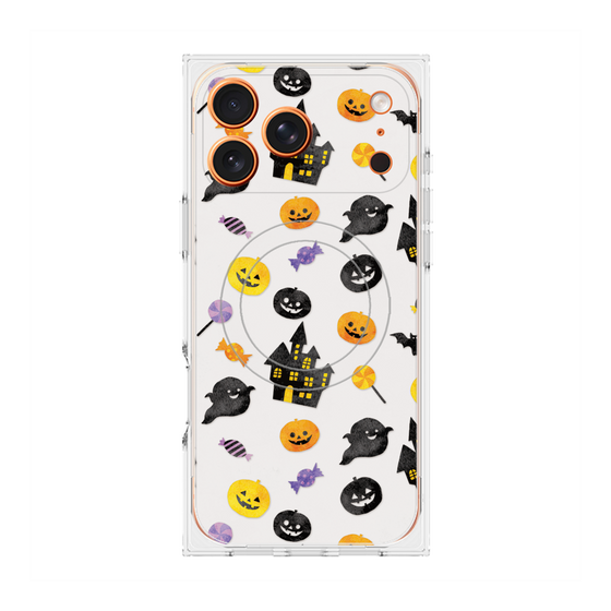 Premium Square Case with MagSafe［ Halloween Party - White ］