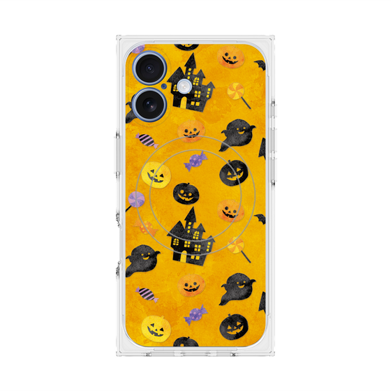 Premium Square Case with MagSafe［ Halloween Party - Orange ］