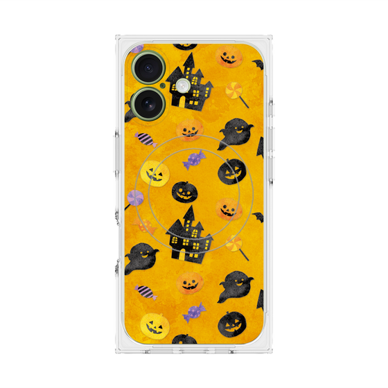 Premium Square Case with MagSafe［ Halloween Party - Orange ］