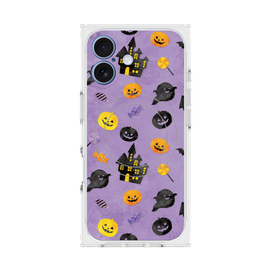 Premium Square Case with MagSafe［ Halloween Party - Purple ］