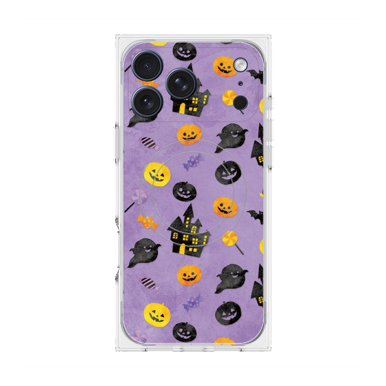 Premium Square Case with MagSafe［ Halloween Party - Purple ］