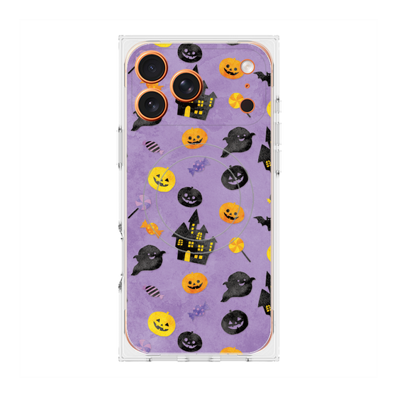 Premium Square Case with MagSafe［ Halloween Party - Purple ］
