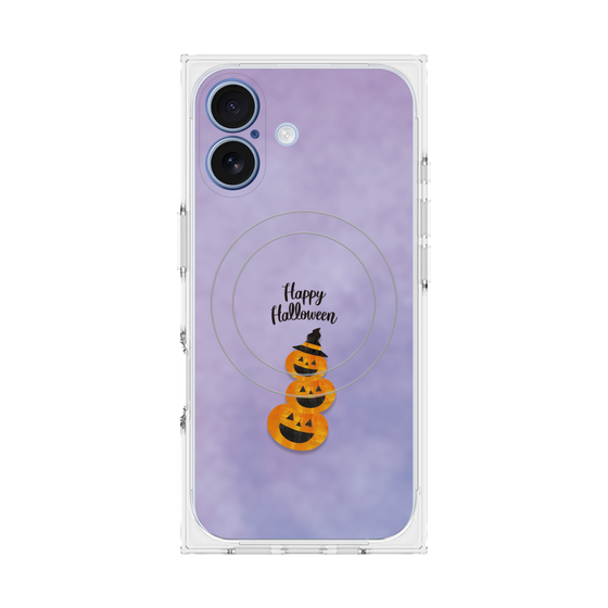 Premium Square Case with MagSafe［ Happy Halloween - Pumpkin ］