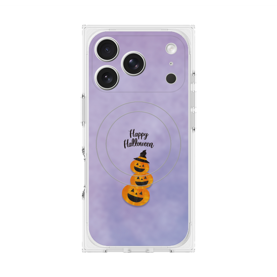 Premium Square Case with MagSafe［ Happy Halloween - Pumpkin ］