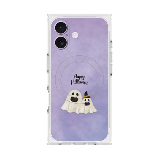 Premium Square Case with MagSafe［ Happy Halloween - Ghost ］