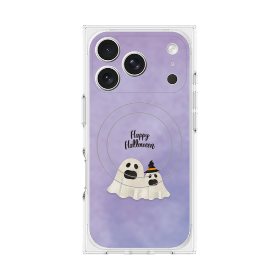 Premium Square Case with MagSafe［ Happy Halloween - Ghost ］