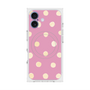Premium Square Case with MagSafe［ Watercolor Dots Retro Color - Pink ］