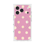Premium Square Case with MagSafe［ Watercolor Dots Retro Color - Pink ］