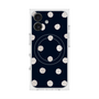 Premium Square Case with MagSafe［ Watercolor Dots Retro Color - Navy ］