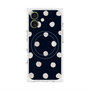 Premium Square Case with MagSafe［ Watercolor Dots Retro Color - Navy ］